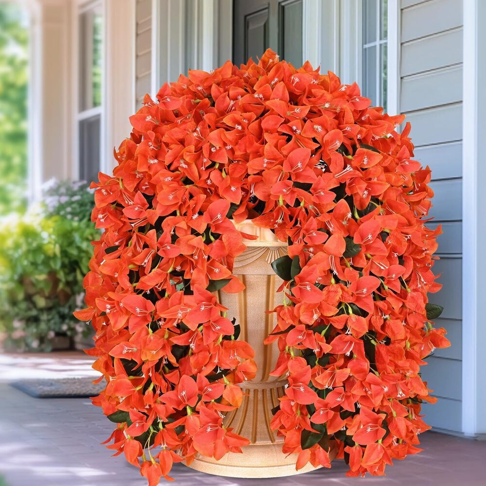 5791 8 Pcs Fall Artificial Flowers for Outdoors Decoration, Autumn